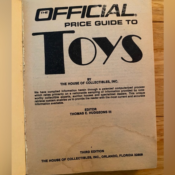 Vintage 1985 Official Toy Price Guide - House Of Collectibles - Picture 3 of 6